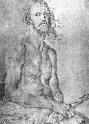 Albrecht Durer Self-Portrait as the Man of Sorrows painting